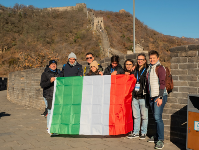 La squadra italiana in Cina