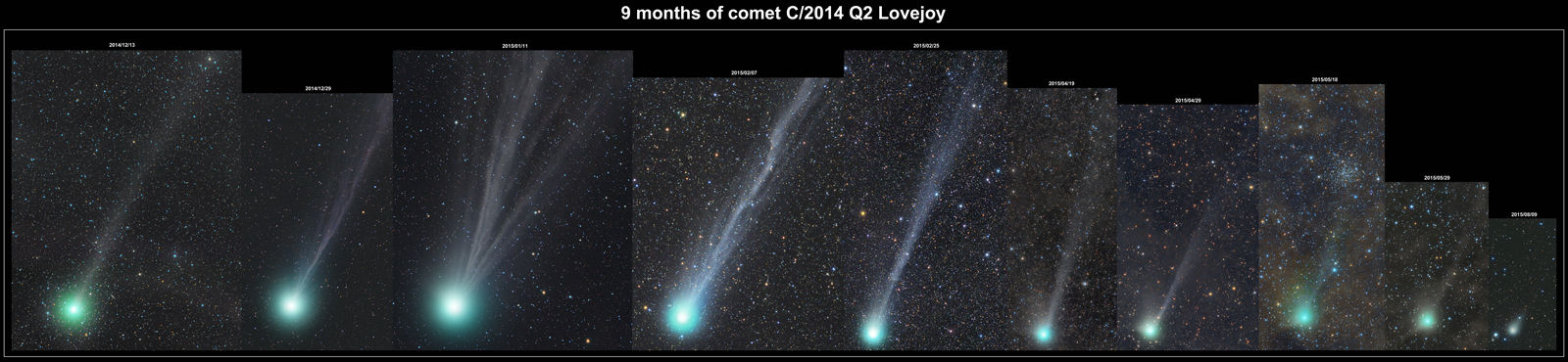 10 comete - C/2014 Q2 Lovejoy